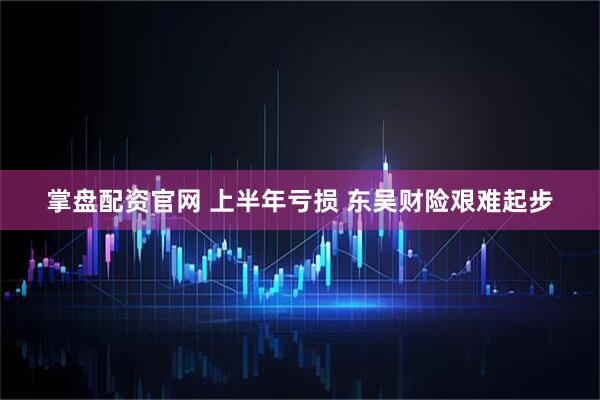 掌盘配资官网 上半年亏损 东吴财险艰难起步